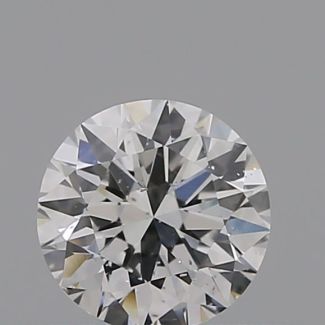 0.30 Carat Round D SI1 EX GIA Natural Diamond