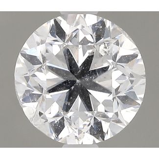 1.0 Carat Round D SI2 GD EX IGI Natural Diamond