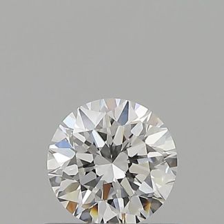 0.5 Carat Round F VVS1 VG EX GIA Natural Diamond