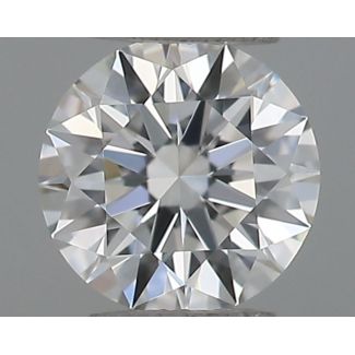 0.2 Carat Round F VVS2 EX GIA Natural Diamond