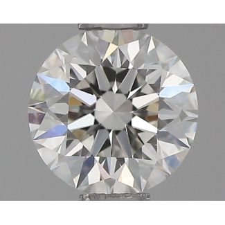 0.49 Carat Round H VS1 EX VG GIA Natural Diamond