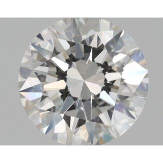 0.5 Carat Round F VVS1 EX GIA Natural Diamond