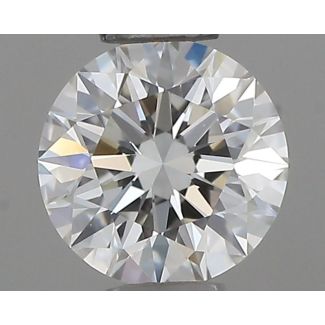 0.31 Carat Round G VVS1 EX IGI Natural Diamond