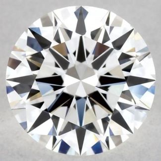 0.47 Carat Round G VVS2 EX GIA Natural Diamond