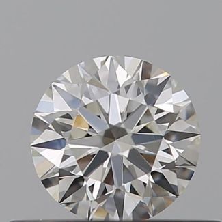 0.31 Carat Round E VVS2 EX IGI Natural Diamond