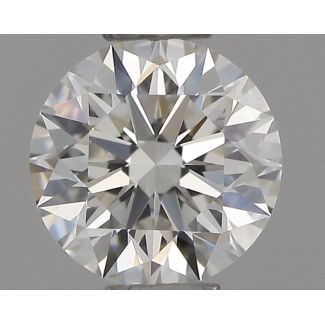 0.36 Carat Round H VVS1 EX GIA Natural Diamond