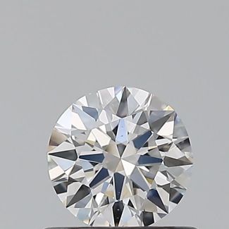 0.5 Carat Round E SI1 EX VG GIA Natural Diamond