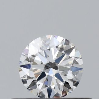 0.3 Carat Round F VVS2 EX VG GIA Natural Diamond