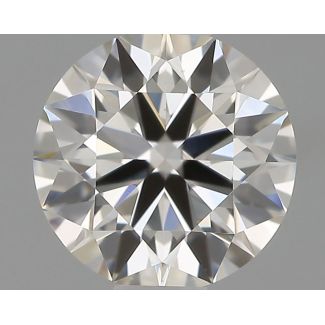 0.5 Carat Round G VVS2 EX IGI Natural Diamond