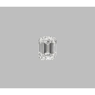 0.30 Carat Emerald F VVS1 - VG GIA Natural Diamond