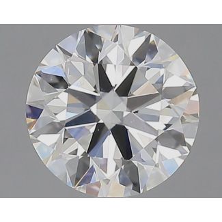 1.0 Carat Round F VS2 EX GD GIA Natural Diamond