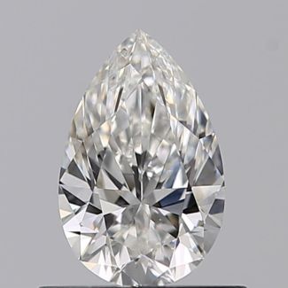 0.50 Carat Pear F VVS1 - VG GD GIA Natural Diamond