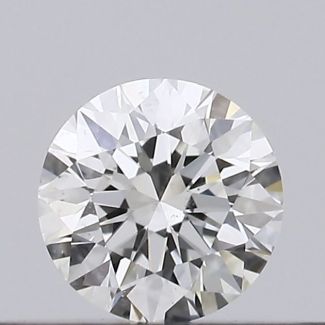 0.18 Carat Round H SI2 EX GIA Natural Diamond