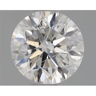 0.50 Carat Round E SI2 VG GD GIA Natural Diamond