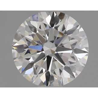 0.63 Carat Round F VS1 EX GIA Natural Diamond