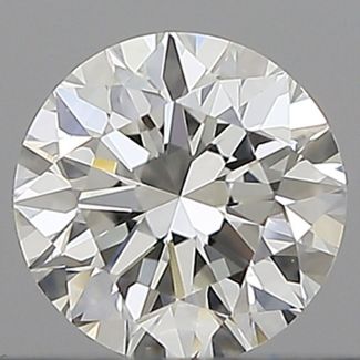 0.4 Carat Round H VVS1 VG EX GIA Natural Diamond