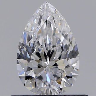 0.51 Carat Pear D SI1 - VG GIA Natural Diamond