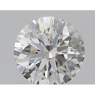 0.41 Carat Round H VS2 EX GIA Natural Diamond