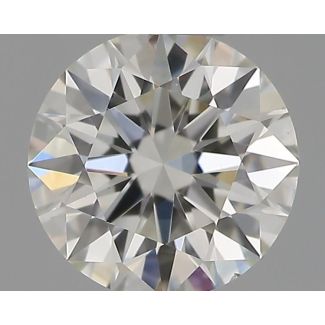 0.33 Carat Round H VS1 EX IGI Natural Diamond