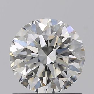 0.80 Carat Round H VS1 VG EX GIA Natural Diamond