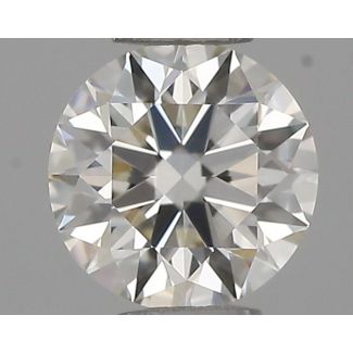 0.31 Carat Round H VVS1 EX IGI Natural Diamond