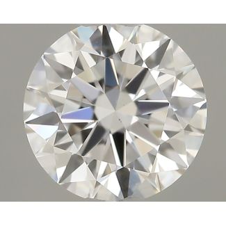 0.31 Carat Round D VVS1 EX GIA Natural Diamond