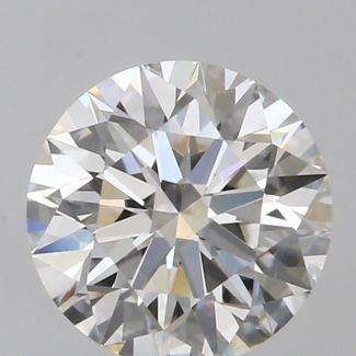 0.6 Carat Round I VVS2 EX GIA Natural Diamond