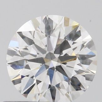 0.55 Carat Round F SI1 EX GIA Natural Diamond