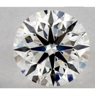 0.6 Carat Round G VVS2 EX GIA Natural Diamond