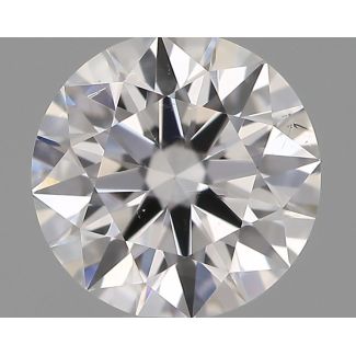 0.51 Carat Round D SI1 EX VG GIA Natural Diamond