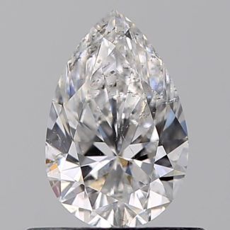 0.53 Carat Pear E SI2 - VG GIA Natural Diamond