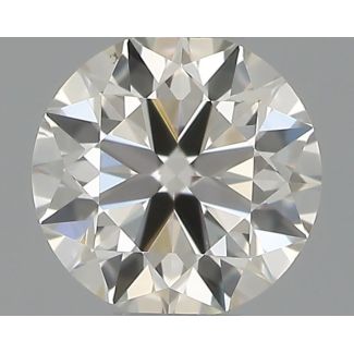 0.31 Carat Round H VS2 EX IGI Natural Diamond