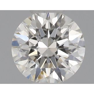 0.3 Carat Round H VVS1 EX GIA Natural Diamond