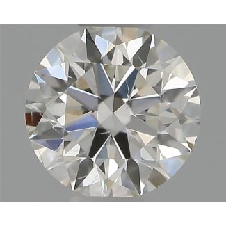 0.35 Carat Round H SI1 EX GIA Natural Diamond