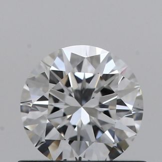 0.51 Carat Round F VS1 EX GIA Natural Diamond