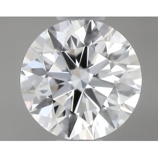 0.45 Carat Round E VVS2 EX GIA Natural Diamond