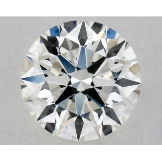 0.44 Carat Round H VS1 EX GIA Natural Diamond