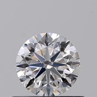 0.45 Carat Round D VS2 VG EX GIA Natural Diamond