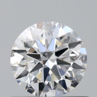 0.5 Carat Round H IF EX VG GIA Natural Diamond