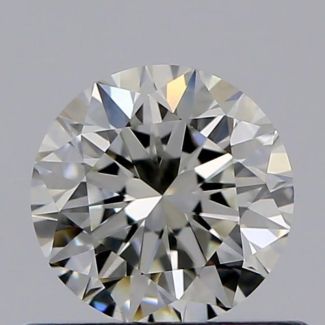 0.50 Carat Round J VVS2 VG EX GIA Natural Diamond