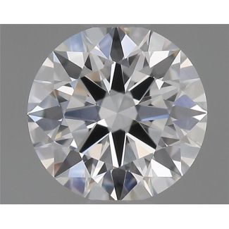 0.36 Carat Round D VVS1 EX GIA Natural Diamond