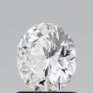 0.92 Carat Round F VVS1 EX GIA Natural Diamond