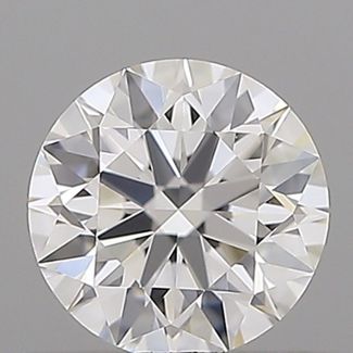 0.37 Carat Round D VVS1 EX GIA Natural Diamond