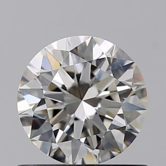 0.60 Carat Round I SI1 EX GIA Natural Diamond