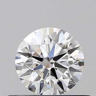 0.43 Carat Round E VVS2 EX VG GIA Natural Diamond