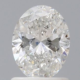 1.00 Carat Oval F SI2 - VG G GIA Natural Diamond