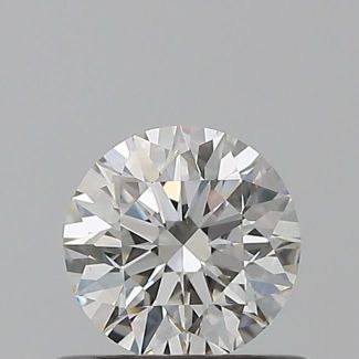 0.5 Carat Round H VS2 EX VG GIA Natural Diamond