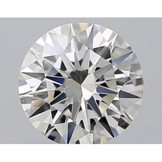 0.43 Carat Round I VS1 EX GIA Natural Diamond