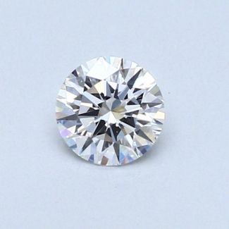 0.37 Carat Round D SI1 EX VG GIA Natural Diamond