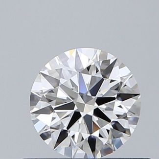 0.41 Carat Round E VVS1 EX GIA Natural Diamond